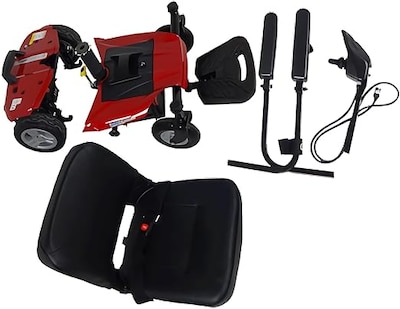 Foto 4 | Foto 4 | Silla de Ruedas Eléctrica Power - Compacta Desarmable Asiento Giratorio En 360° Soporta Hasta 130 Kg