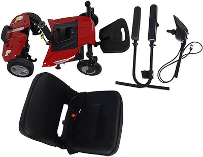 Foto 5 | Foto 5 | Silla de Ruedas Eléctrica Power - Compacta Desarmable Asiento Giratorio En 360° Soporta Hasta 130 Kg