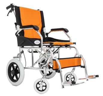 Foto 1 | Foto 1 | Silla de Ruedas de Traslado Hilphy Medical Hil63f3nar Anaranjada de Aluminio