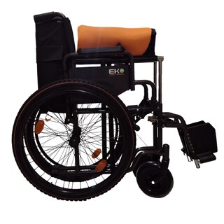 Foto 4 | Foto 4 | Silla de Ruedas Eko Mobility Todoterreno Naranja Sport con Descansapiés