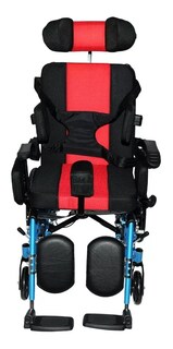 Foto 2 | Foto 2 | Silla de Ruedas Pci Parálisis Cerebral Infantil 15'' de Acero Resistente con Elevapiernas