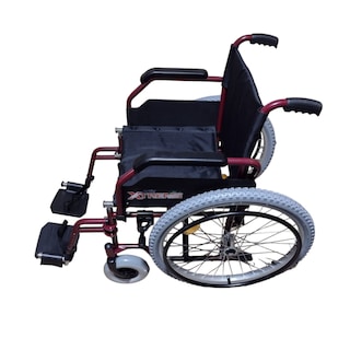 Foto 4 | Foto 4 | Silla De Ruedas Todo Terreno Descansapies Xtreme 18'' Roja (lava)
