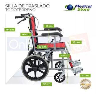 Foto 3 | Foto 3 | Silla De Ruedas Todo Terreno Infinity Para Traslado