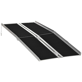 Foto 1 | Foto 1 | Rampa Para Silla De Ruedas Homcom Plegable De Aluminio De 6 Pies Y 270 Kg De Capacidad - Venta Internacional.