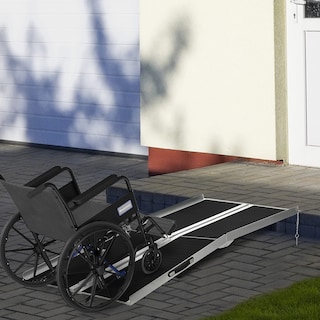 Foto 2 | Foto 2 | Rampa Para Silla De Ruedas Homcom Plegable De Aluminio De 6 Pies Y 270 Kg De Capacidad - Venta Internacional.