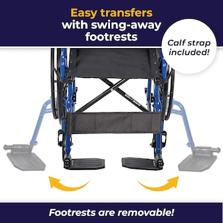 Foto 3 | Foto 3 | Asiento Medical Blue Streak De 20 Pulgadas Para Silla De Ruedas - Venta Internacional.