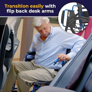 Foto 7 | Foto 7 | Asiento Medical Blue Streak De 20 Pulgadas Para Silla De Ruedas - Venta Internacional.