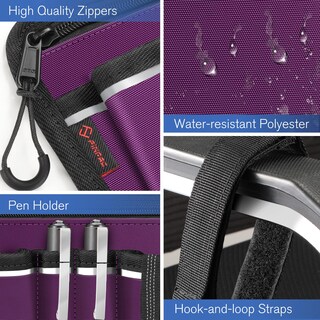 Foto 4 | Foto 4 | Bolsa De Almacenamiento Lateral Para Silla De Ruedas Finpac Con Portavasos Color Morado - Venta Internacional.