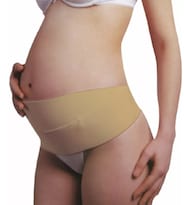 Faja de Maternidad Bander Green Elástica Soporte Maternal color Beige