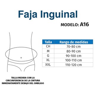 Foto 6 | Foto 6 | Faja Cinturón Control Hernia Inguinal Correas Tynor A16