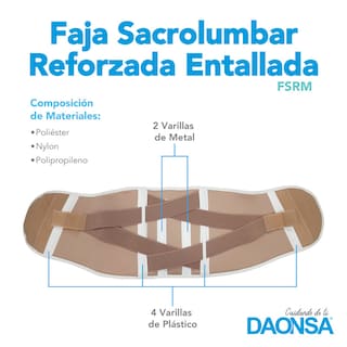 Foto 4 | Foto 4 | Faja Sacrolumbar Reforzada Daonsa