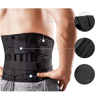 Foto 4 | Foto 4 | Faja Lumbar Con Almohadilla Talla 2eg Eo Safe Imports Esi-15639 Negro