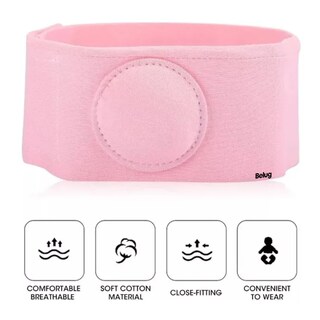 Foto 5 | Foto 5 | 2 Pcs Cinturones De Hernia Tratamiento Umbilical Para Bebé Belug, Rosa