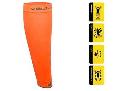 Foto 2 | Foto 2 | Par De Compresores De Pantorrilla Voltaica Vd0019 Color Naranja