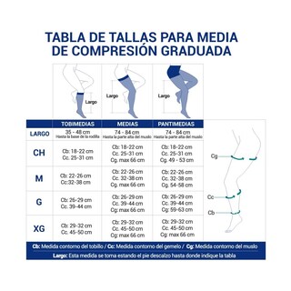 Foto 3 | Foto 3 | Tobimedia Punta Cerrada Medivaric 1123 Beige Compresión Media 15-20mm para Dama