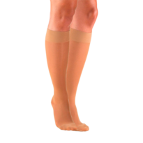 Media A La Rodilla Tobimedia Sin Punta Transparente Variactiv Moderada Compresión 15-20 Mmhg Color Beige Ch