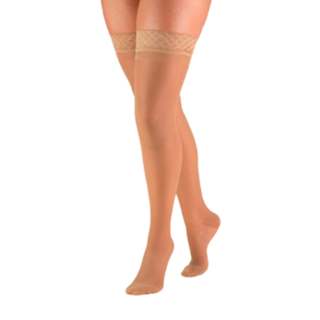 Foto 1 | Foto 1 | Medias Al Muslo Transparente Variactiv Moderada Compresión 15-20 Mmhg Color Beige Xg