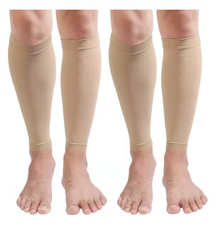 Foto 3 | Foto 3 | Medias Calcetines De Compresion Venosa Pantorrillas Hombre Color De Piel