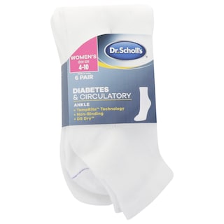 Foto 5 | Foto 5 | Calcetines Dr. Scholl's Para Mujer Diabetes & Circulator, Blancos, 8-12, Ee. Uu. - Venta Internacional.