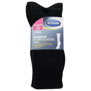 Foto 5 | Foto 5 | Calcetines Dr. Scholl's Diabetes And Circulatory Women 4-10 Negros - Venta Internacional.