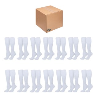 Foto 1 | Foto 1 | Set De Medias De Compresión 14 Pares Talla L/xl Eo Safe Imports Esi-20795 Blanco