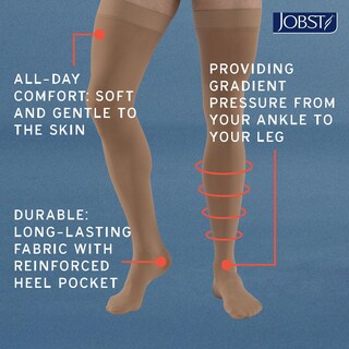 Foto 3 | Foto 3 | Medias De Compresión Jobst Relief De 20 A 30 Mm Hg Hasta La Rodilla - Venta Internacional.