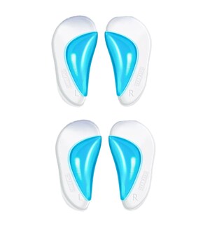 Foto 1 | Foto 1 | Plantillas de Gel para Pie Plano Plantar Fascitis 2 Pares Transparente/Azul