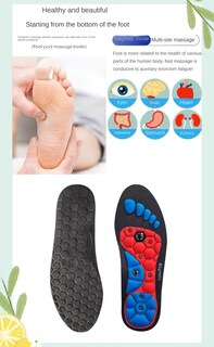 Foto 6 | Foto 6 | Plantillas Magnéticas Plantilla Magnética Transparente Para Masaje De Pies - Venta Internacional.