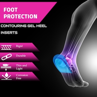 Foto 4 | Foto 4 | Heel Cups Springbok De Gel De Silicona Para Mujeres Y Hombres (1 Par) - Venta Internacional.