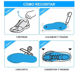 Foto 4 | Foto 4 | 3 Pares Xtellar Plantilla De Gel Para Ortopedica Absorción Eimpactos