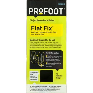 Foto 2 | Foto 2 | Plantillas Ortopédicas Profoot Flat Fix 1 Par - Venta Internacional