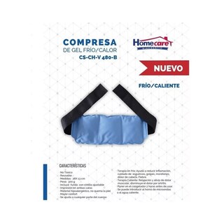 Foto 3 | Foto 3 | Compresa Funda Cinta Terapia Frio Caliente 28 x 13 cm Homecare