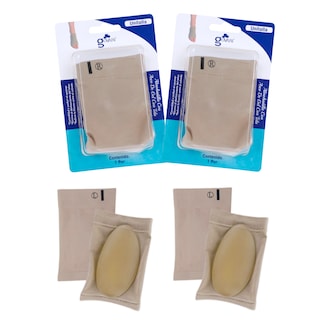 Foto 1 | Foto 1 | Kit Almohadilla Con Arco De Gel Con Tela Govari color Beige Unitalla 2 Pares