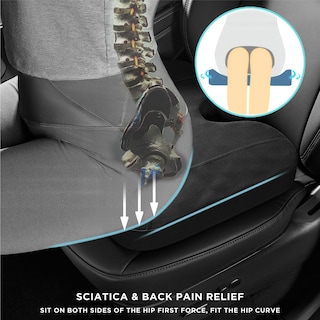 Foto 5 | Foto 5 | Cojín De Asiento Skechers De Espuma Viscoelástica Para Coche O Silla De Oficina, Color Negro - Venta Internacional.