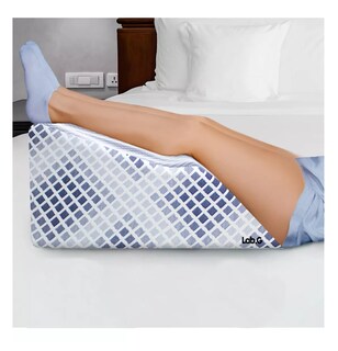 Foto 3 | Foto 3 | Almohada Cojin Descansa Piernas Ortopedica Blanco Con Azul