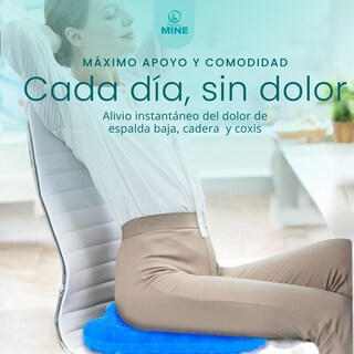 Foto 3 | Foto 3 | Cojón para Coxis y Ciática Lumbar SC Super Confort de Gel Forma de U