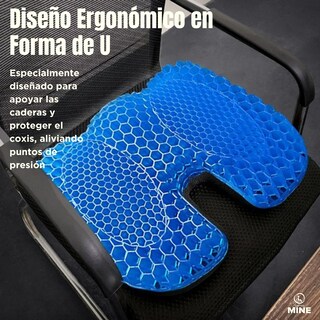 Foto 7 | Foto 7 | Cojón para Coxis y Ciática Lumbar SC Super Confort de Gel Forma de U