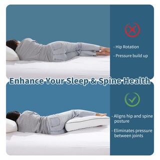 Foto 3 | Foto 3 | Almohada Viscoelástica Hombys Para Personas Que Duermen De Lado, Color Blanco - Venta Internacional.
