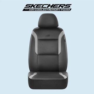 Foto 3 | Foto 3 | Fundas Para Asientos De Coche Skechers Memory Foam Air Cool Mesh Grey - Venta Internacional.