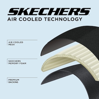 Foto 4 | Foto 4 | Fundas Para Asientos De Coche Skechers Memory Foam Air Cool Mesh Grey - Venta Internacional.