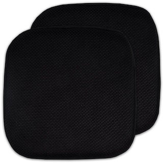 Foto 1 | Foto 1 | Cojín Para Silla Sweet Home Collection, Espuma Viscoelástica, 40 X 40 Cm, Color Negro - Venta Internacional.