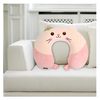 Foto 4 | Foto 4 | Almohada De Viaje Cuello Gato Belug Rosa