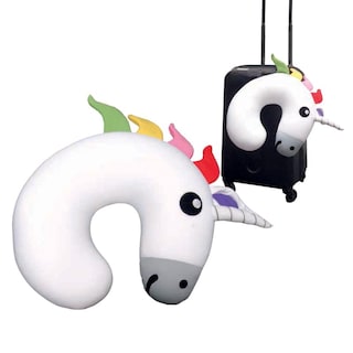 Foto 2 | Foto 2 | Almohada Gamago Unicorn Airplane Travel Para Niños Y Adultos Color Blanco - Venta Internacional.