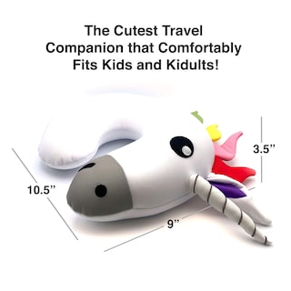 Foto 3 | Foto 3 | Almohada Gamago Unicorn Airplane Travel Para Niños Y Adultos Color Blanco - Venta Internacional.