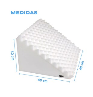 Foto 5 | Foto 5 | Almohada Cojín Antireflujo Perfilada Tipo Cuña Mediana Blanco