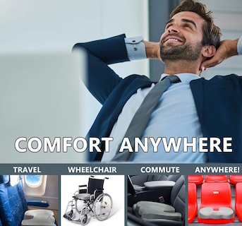 Foto 6 | Foto 6 | Cojín De Asiento De Espuma Viscoelástica Ortopédica Comfilife Premium Comfort - Venta Internacional.