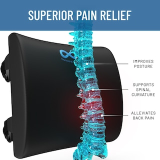 Foto 4 | Foto 4 | Almohada De Soporte Lumbar Everlasting Comfort Con Infusión De Gel - Venta Internacional.