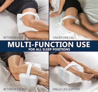 Foto 6 | Foto 6 | Almohada De Rodilla Comfilife Cooling Leg Para Personas Que Duermen De Lado Con Correa - Venta Internacional.