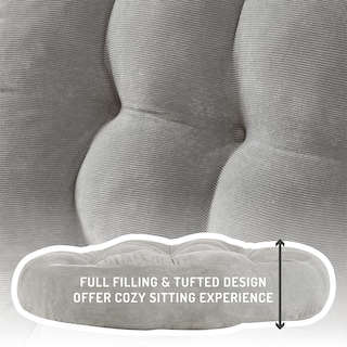 Foto 3 | Foto 3 | Juego De Almohadas De Suelo Degrees Of Comfort Espuma Viscoelástica 22 Pulgadas Gris X2 - Venta Internacional.