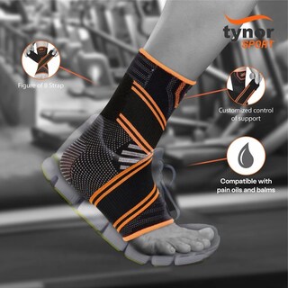Foto 2 | Foto 2 | Tobillera Deportiva Air Pro Naranja Nylon C/cinta Tynor